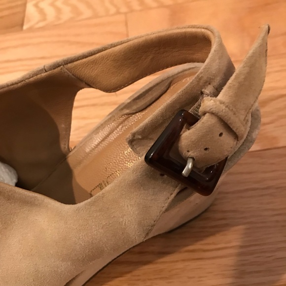 Italian suede wedge - Picture 4 of 6